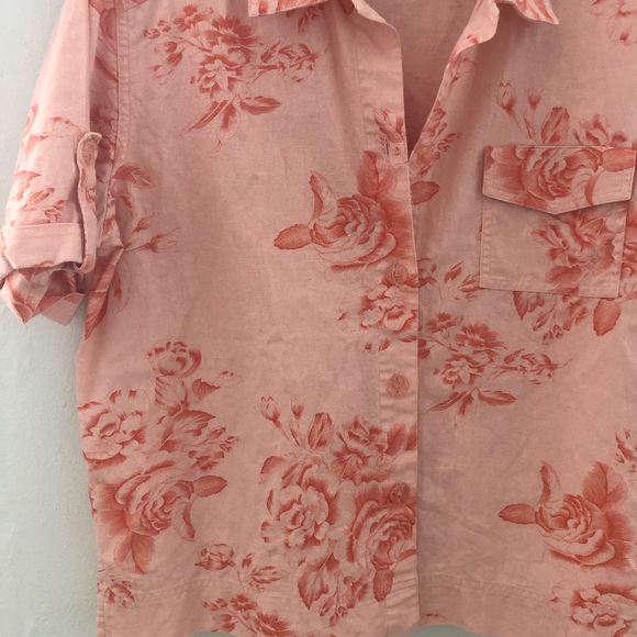 Vintage Oleg Floral Cassini button-down shirt 
Size: M - Picture 3 of 11
